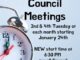2023 Council Meetings at a NEW Time!!