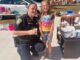 Officer Miranda Dunham supporting the local Saturday lemonade stand!!